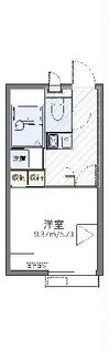 レオパレスエニワン【2階】の間取り
