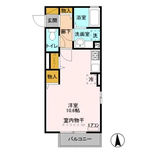 フォンテーヌ【2階】の間取り