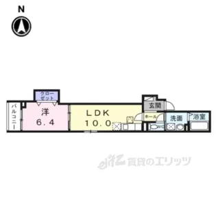 エランパティオ【1階】の間取り