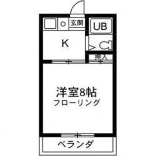 ハイツカトレア【2階】の間取り
