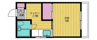 ハイツ小野【2階】の間取り