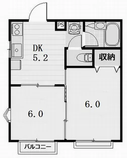 ドミール宮前【3階】の間取り