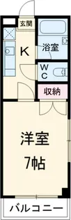 リバース大野【3階】の間取り