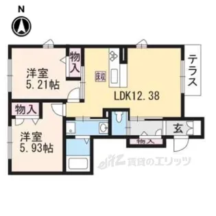 GrandPreludeEst【1階】の間取り