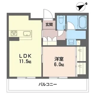 レガリータII【1階】の間取り