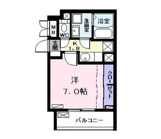 ミ・カーサ【3階】の間取り