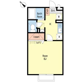 セジュール旭町【2階】の間取り