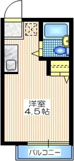 自由が丘ロックハイム【2階】の間取り
