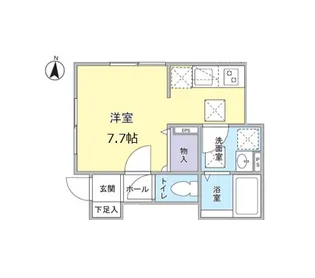 メゾン・デ・フルール【1階】の間取り