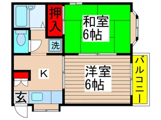 シティコ-ポ21B棟【2階】の間取り