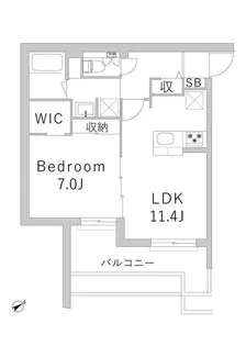 GranDuo東中野IIの間取り
