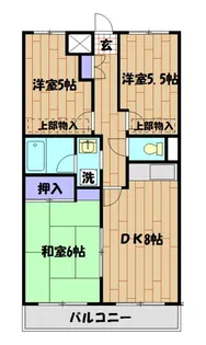 ウインダミアパーク【3階】の間取り