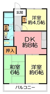 第25明智ビル【1階】の間取り