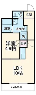 イーストコート【10階】の間取り
