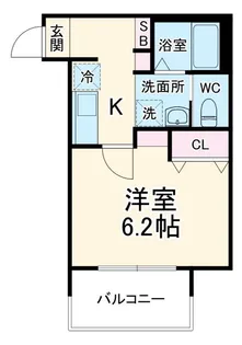 プルメリア・指扇【2階】の間取り