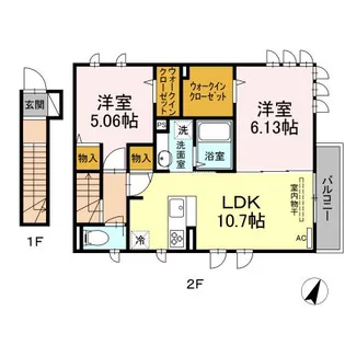 LeLien【2階】の間取り