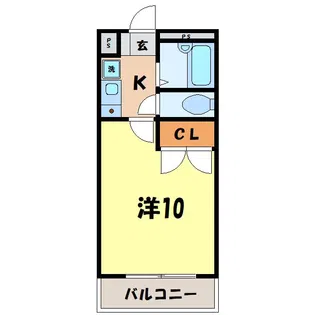 アクシオン【1階】の間取り