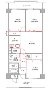ドルミ・イヌイ【6階】の間取り