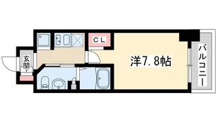 エステムコート新大阪6エキスプレイス【4階】の間取り