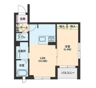 シャーメゾンあすと長町【2階】の間取り
