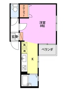 ローズマリー【2階】の間取り