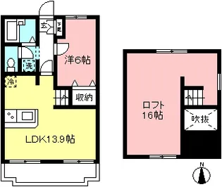 サンパセオ【2階】の間取り
