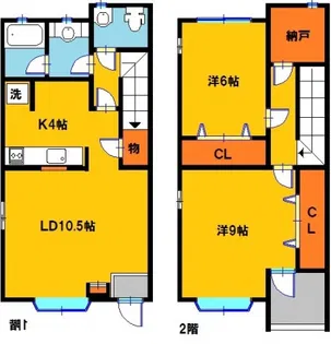 ザ・ジェームスタウン今宮2号館【1階】の間取り