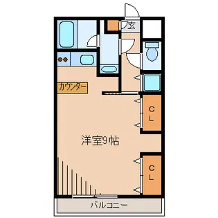 グレイスコートFF【3階】の間取り