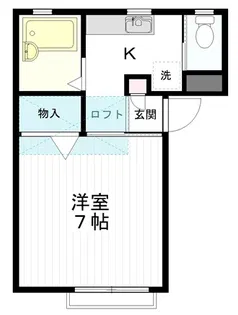 KATOHハイツ【2階】の間取り