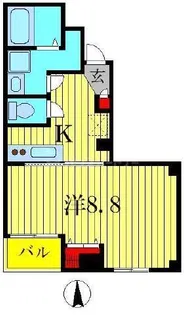 アクロポリスお花茶屋【4階】の間取り