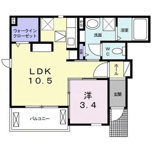 M・ブリッサ【1階】の間取り