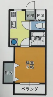 パークサイドビルマンション【3階】の間取り