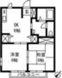 フレグランスVILLA A【2階】の間取り