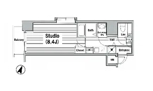 グランド・ガーラ西麻布【7階】の間取り