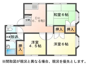 グリーンハイツ【2階】の間取り