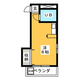 ジュネパレス稲沢 第1【4階】の間取り