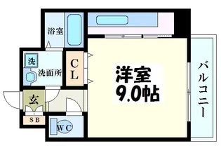 BOND BLD.IV【8階】の間取り