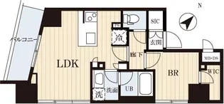 フォーサイト神田多町【2階】の間取り