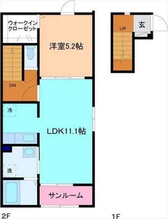 エスポワール【2階】の間取り