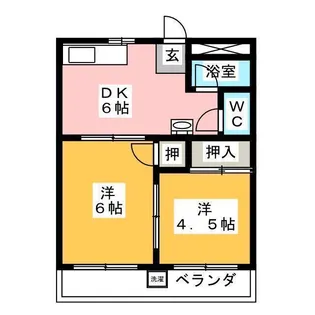 リーブルさかえ【4階】の間取り