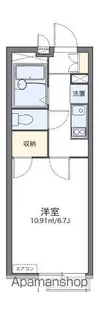 レオパレスサニー川崎【2階】の間取り
