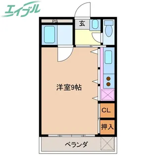 大海マンション【3階】の間取り