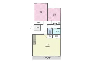 アメニティ飯野【1階】の間取り