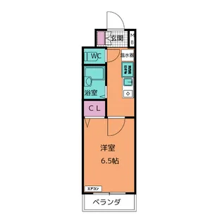 天白ハウス【5階】の間取り