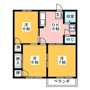 Crescent House【2階】の間取り