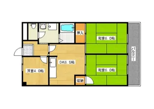 第2田寅ビル【4階】の間取り