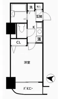 ネオマイム横浜台町【9階】の間取り