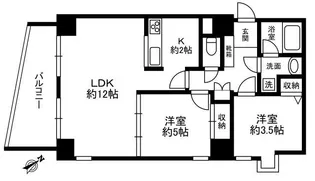 富士見坂プレイス【3階】の間取り