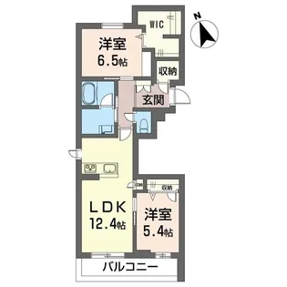 クオレール【2階】の間取り