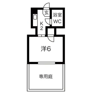 サンライズ国府宮【1階】の間取り